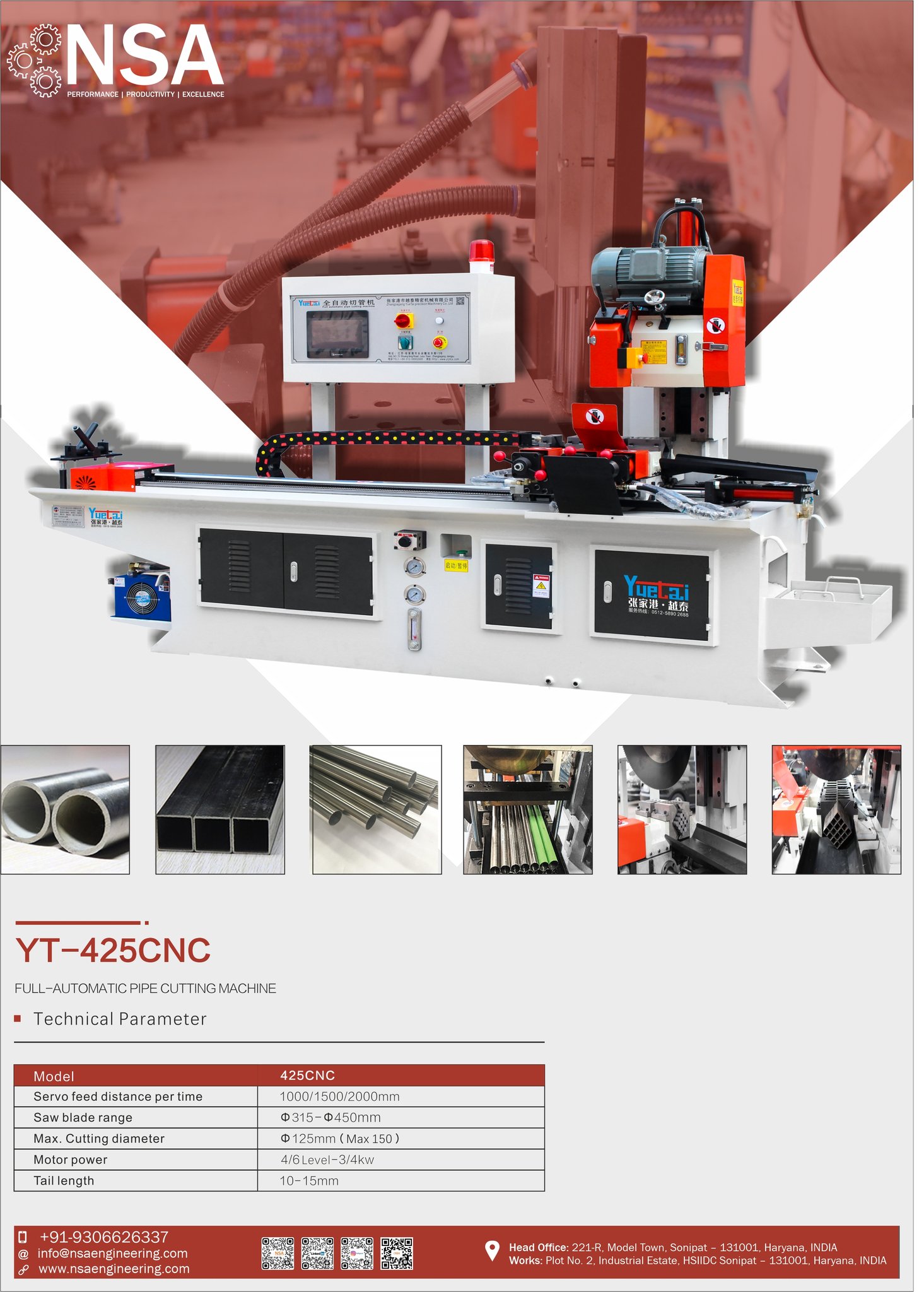 Semi Automatic Bandsaw Machine